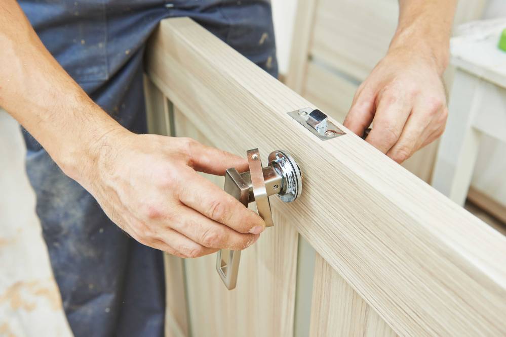 Remplacement porte d'entrée près de Houilles